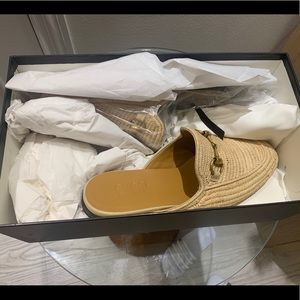 gucci raffia shoes